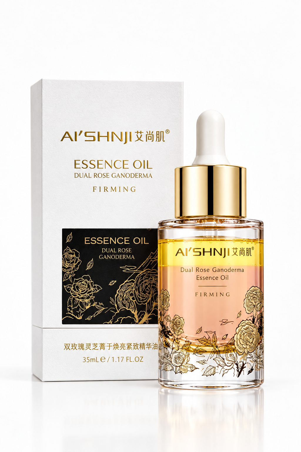 AI'SHNJI Dual Rose Ganoderma Essence Oil