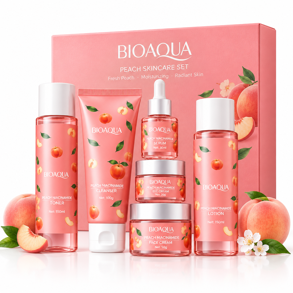 BIOAQUA Peach Skincare Set