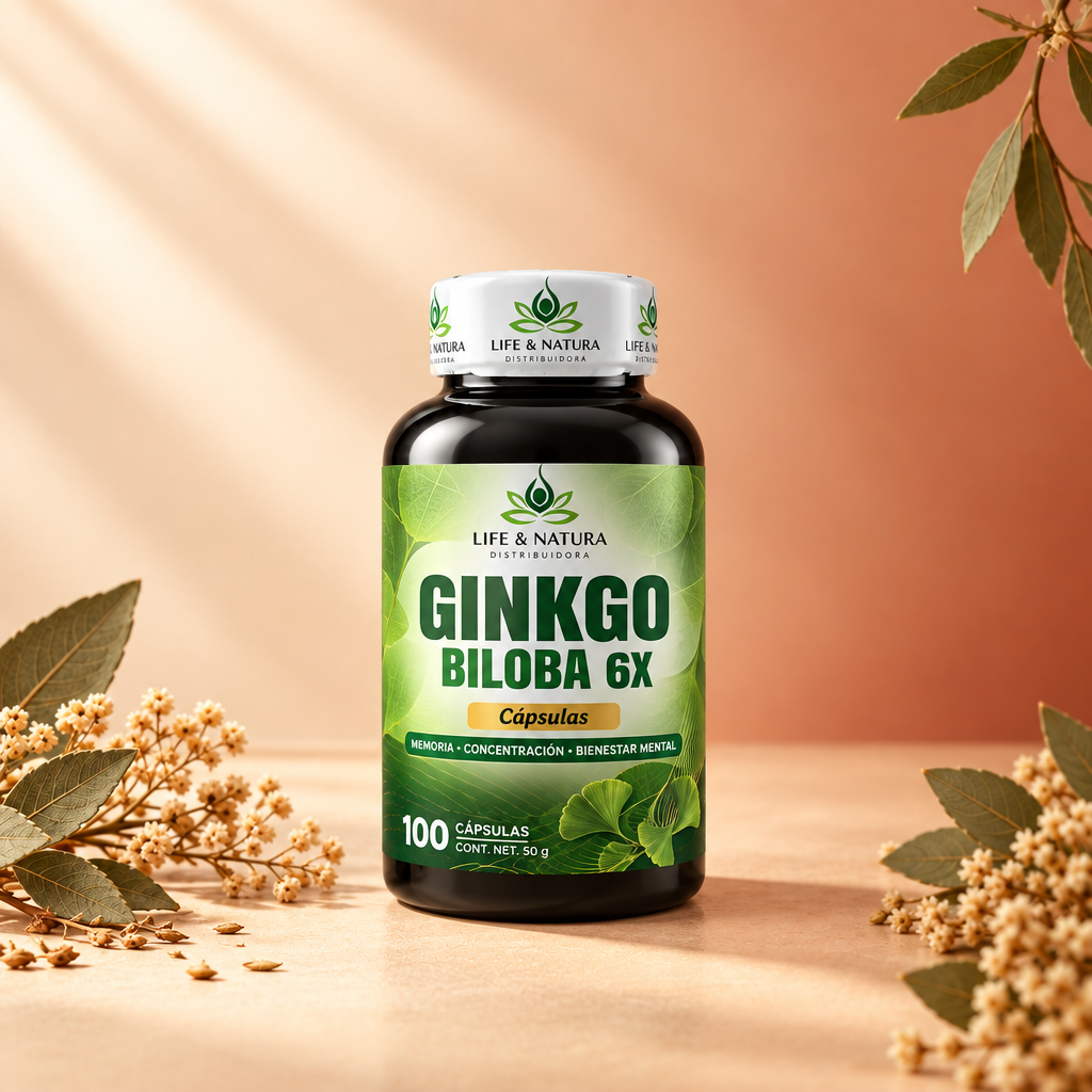 Ginkgo Biloba 6X x100 Cápsulas