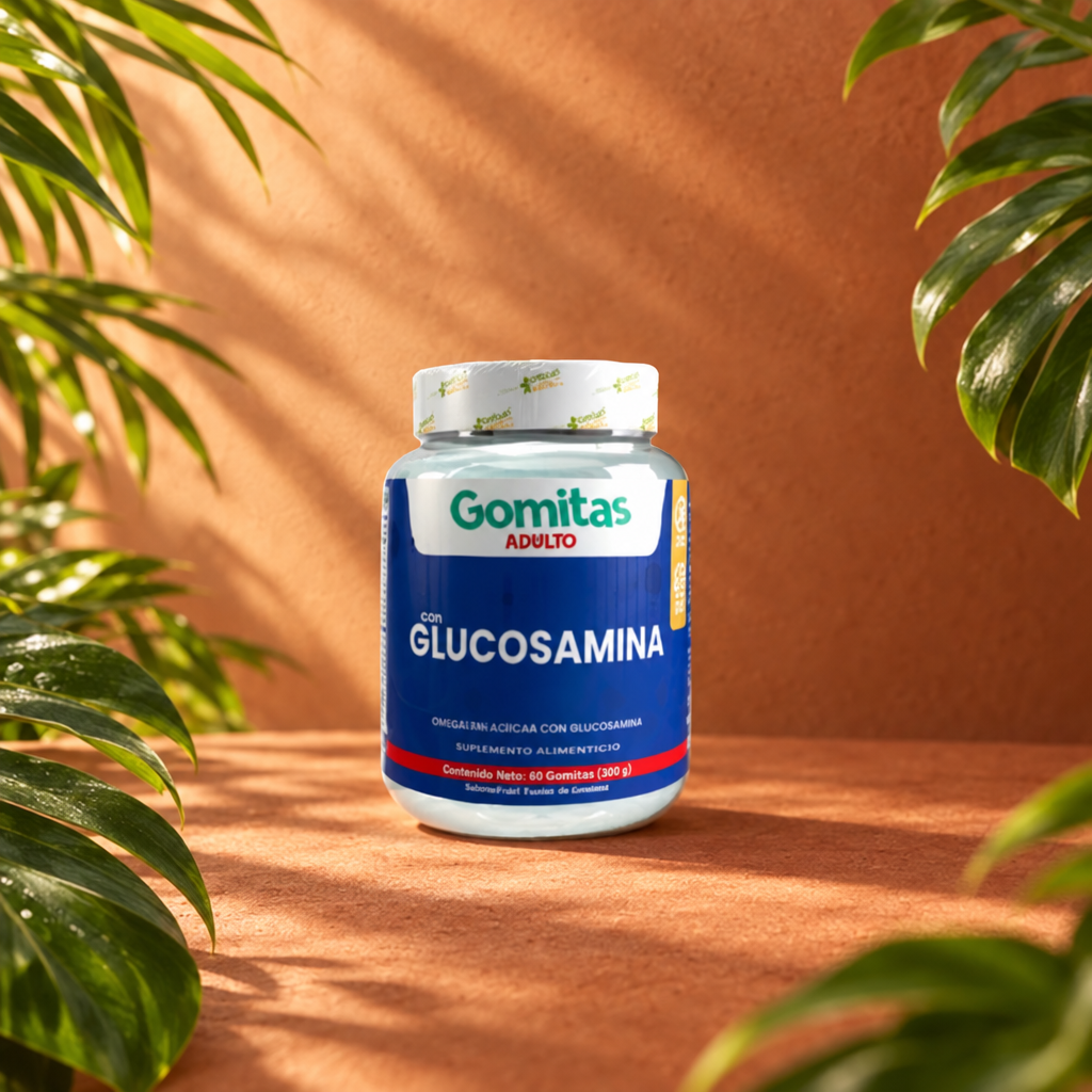 Gomitas Glucosamina – Fondo Terracota