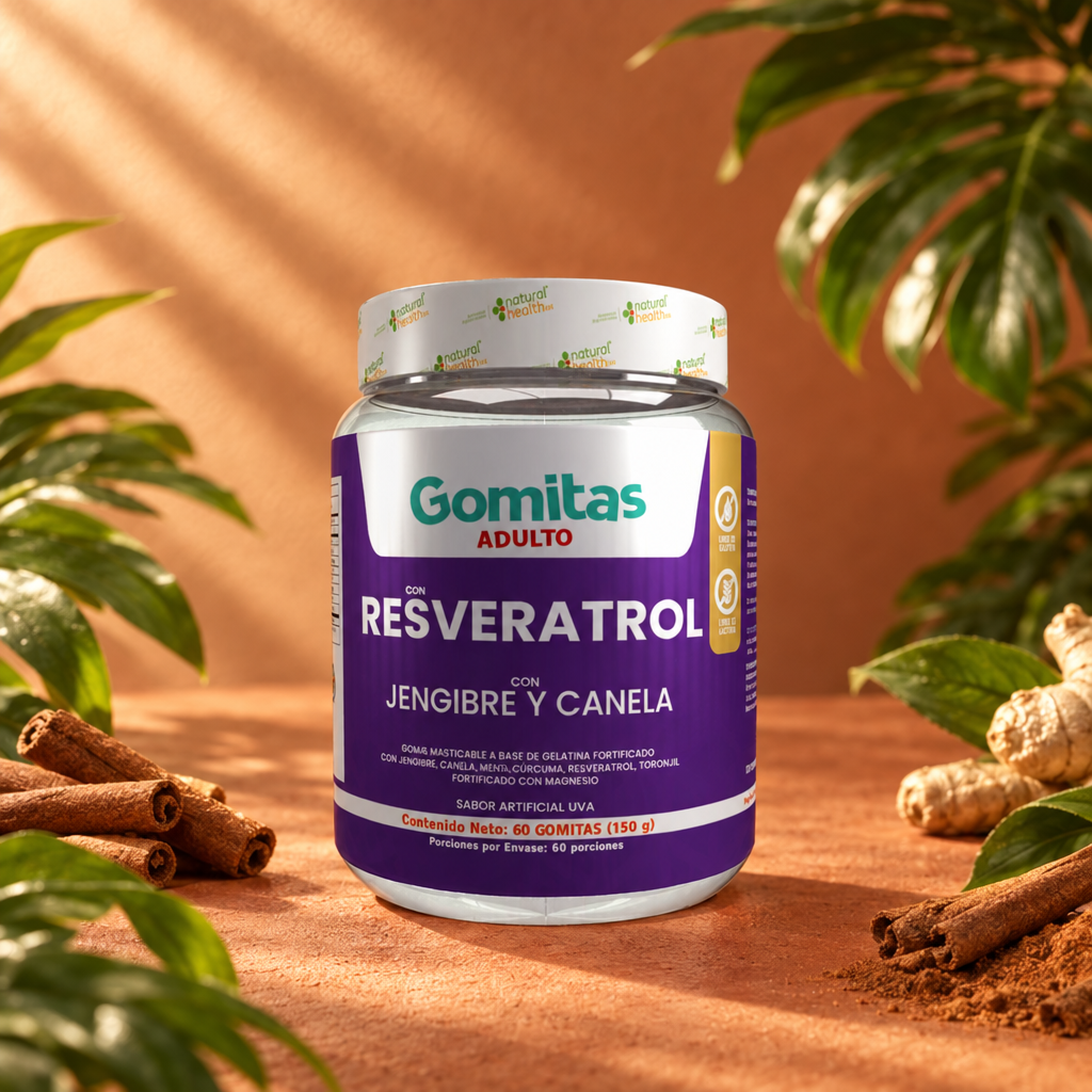 Gomitas Resveratrol – Fondo Terracota