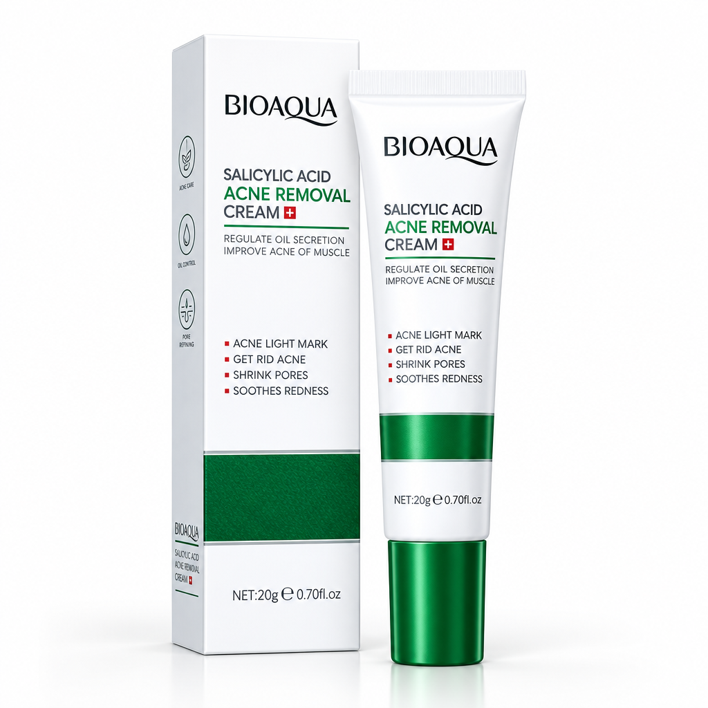 BIOAQUA Crema Anti-Acné Ácido Salicílico 20g